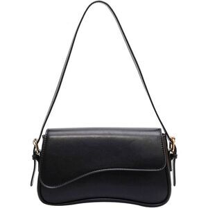 Women Black Imported Casual Leather Waterproof Lightweight Hobo Handbag